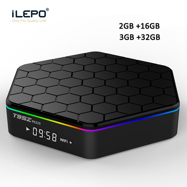 T95Z Plus TV Amlogic S912 Octa Core Android 7.1 Box 2GB 3GB RAM 16GB 32G ROM Tv Box Dual Wifi Bluetooth