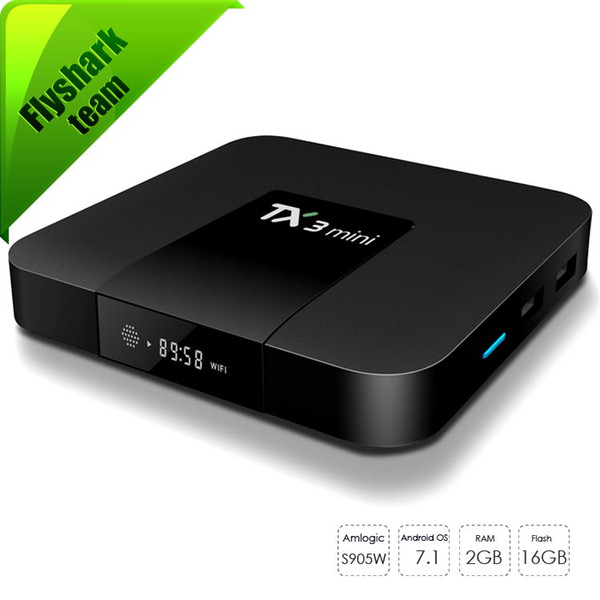 Android 7.1 Smart TV Box TX3 Mini with 4K H.265 1080P Video Streaming Amlogic S905W 1GB/2GB 16GB Android Boxes