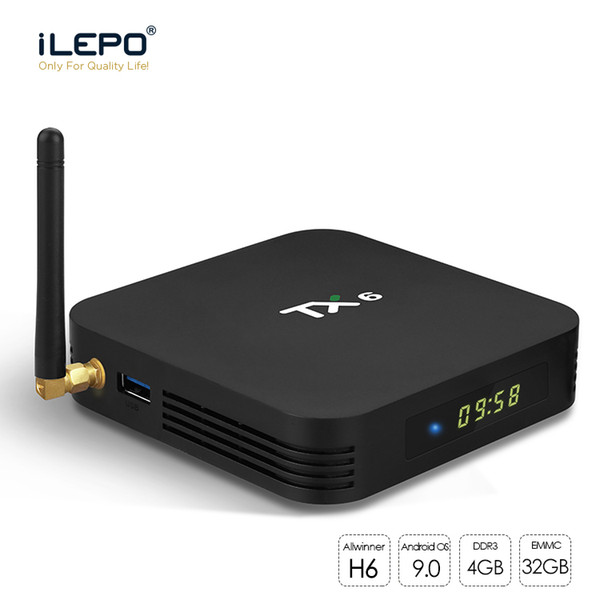 Android 9.0 TX6 TV Box With H6 Quad core 4GB 32GB Streaming Media Player Support 2.4G 5G Wifi BT5.0