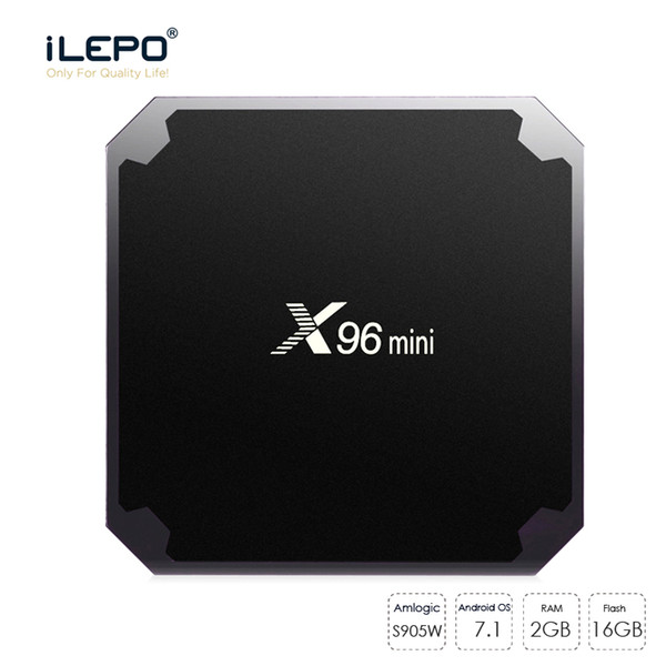 HOT 2GB 16GB X96 mini TV Box Quad Core Smart 4K TV Box Amlogic s905W X96 mini Streaming Boxes 1pcs free shipping