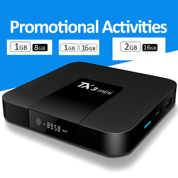 TX3 Mini Android 7.1 TV Box Amlogic S905W Quad Core 1GB 2GB 8GB 16GB Smart Media Player With 2.4G