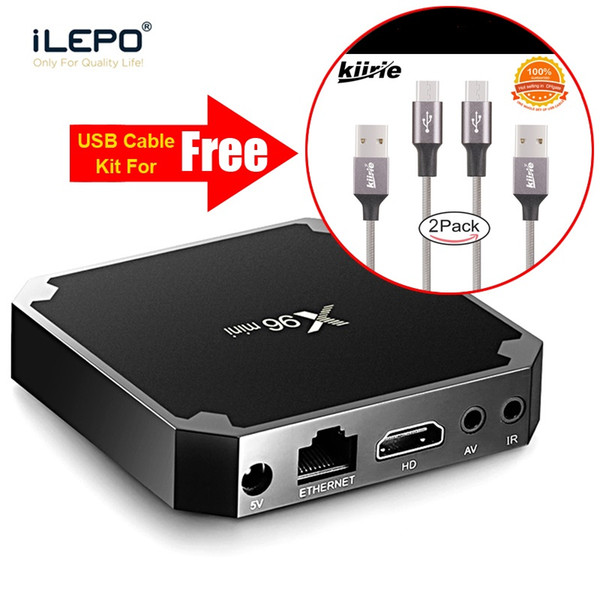 X96 mini Android TV Box 2G 16G S905W Quad Core 100M Lan 2.4G WiFi 4K Smart TV Box