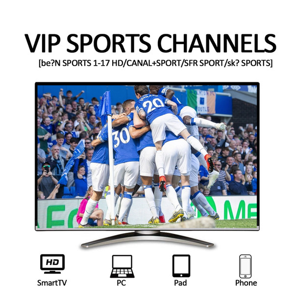 French IPTV Subscription with 6000+ tv channels sports channel USA CA Arabic Portugal UK IT abonnement iptv HD series VOD