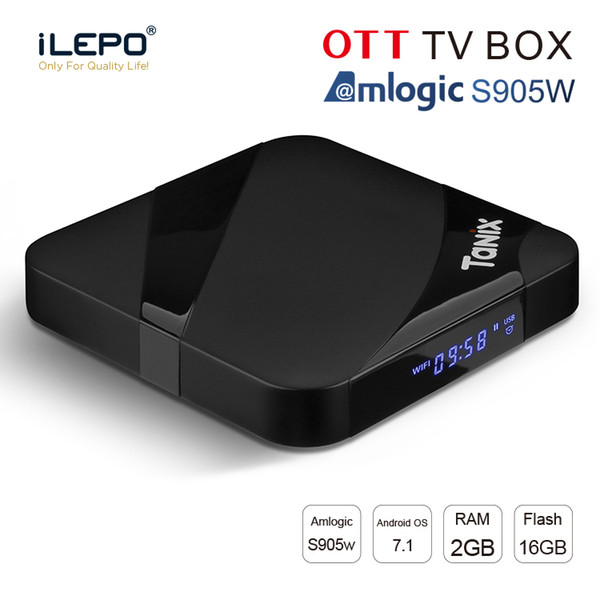 New android tv box 2GB 16GB Tanix TX3 MAX Amlogic S905W iptv box 2.4G WiFi BT4.1 1080P 3D media player