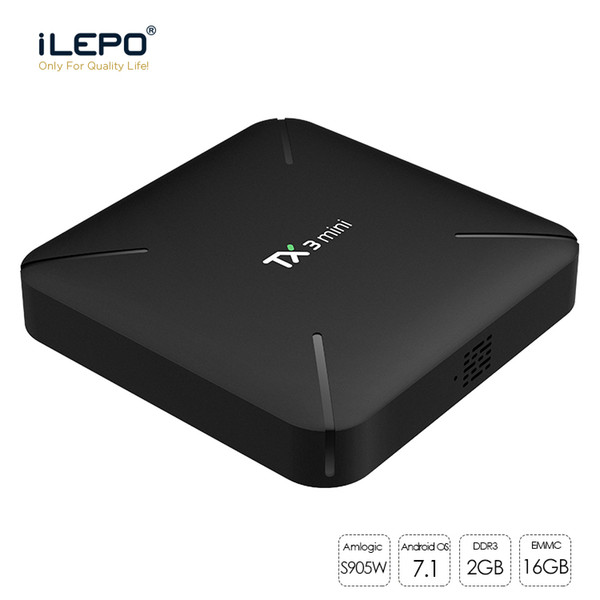 TX3 Mini Amlogic S905W Quad Core Android 7.1 TV BOX 2GB 16GB 4K Ultra Smart Media Player With 2.4G Wifi