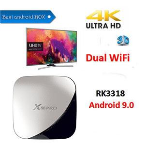 X88 Pro Android 9.0 Tv Box Rk3318 2GB 16GB With Dual Wifi Quad Core Iptv Set Top Box Pk Tx3 Min