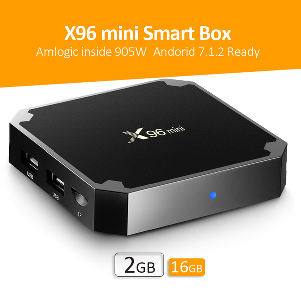 2GB Android TV Box Quad Core Amlogic S905W X96 mini TV Box Smart TV X96 MINI 2GB 16GB 2.4G Strong WiFi Internet Media Player