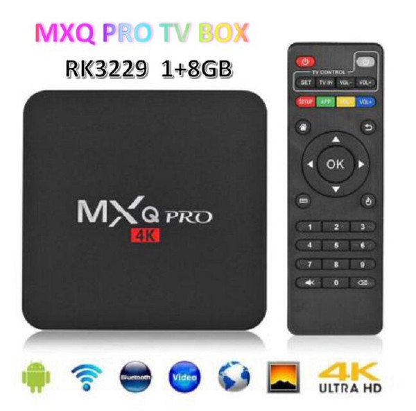 Android 7.1 Mxq Pro RK3229 Smart Android TV Box Quad-core 2.4G Wireless Wifi 1GB 8GB H.265 4K P Tx3 mini