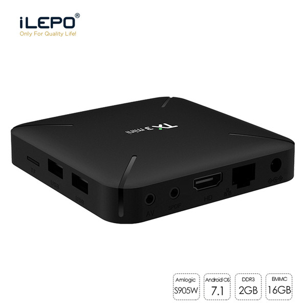 TX3 Mini Android 7.1 TV Box 2GB RAM 16GB ROM Amlogic Quad Core Processor WiFi S905W TV BOX 4k ultra smart tv
