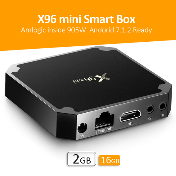 Amlogic S905W X96 MINI Android 7.1 TV Box Quad Core 2GB 16GB Smart Box WIFI 4K Media Player