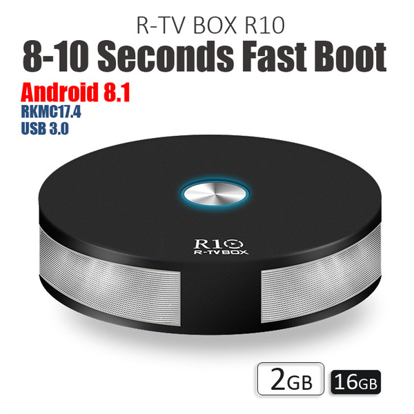 New R10 R TV Box RK3328 Smart TV Box Android 8.1 2GB 16GB Dual Band Wifi BT4.1 Fast Boot USB3.0