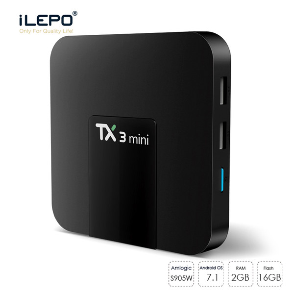 TX3 Mini Android 7.1 TV BOX 2GB 16GB Quad Core Amlogic S905W Smart Box Android TV Streaming Boxes 4K Mxq Pro