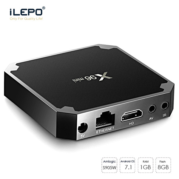 X96 Mini Amlogic S905W Quad Core Android 7.1 TV Box 1GB 8GB WiFi 4K Smart media player