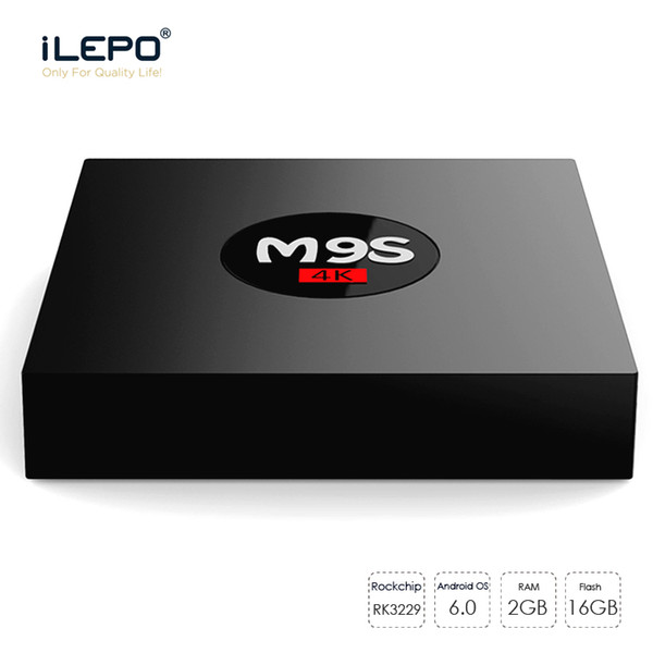 Set Top Box M9S K3 4K Android TV Box 2GB 16GB RK3229 Smart Android TV Box television media player Perfect internet WiFi Lan