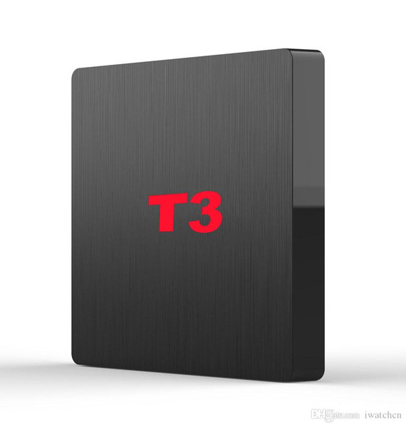 3pcs T3 Custom Made Amlogic S912 octa core Smart Android7.1 IPTV Box 2GB 16GB thousands daily updated movies & tv shows free lifetime