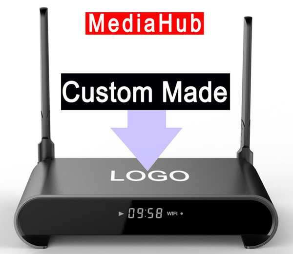 3pcs H2 Custom Made RK3229 Quad core 4K Smart Android 7.1TV Stream Box 1GB/8GB 2TB hard disk thousand daily updated movies & tv shows