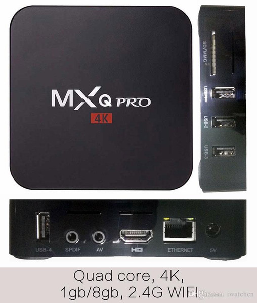 10pcs MXQ MXQpro MXQplus Android 7.1 tv box,Thousands Daily Updated Movies & TV Shows,S905W/RK3229/H3 Quad Core 4K @30fps, 1GB/8GB, 2GB/16GB