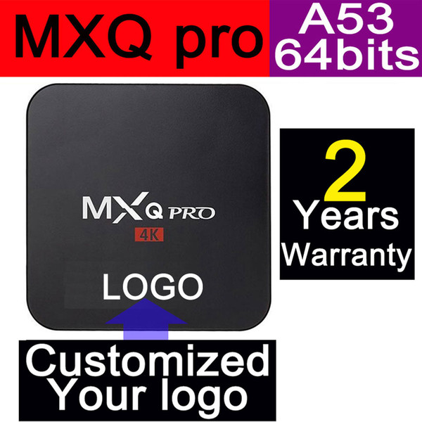 10pcs Custom Made MXQpro Free shipping, 2gb/16gb, 1gb/8gb, Thousands Daily Updated Movies & TV Shows, Android 7.1 TV Boxes, S905W/RK3229/H3