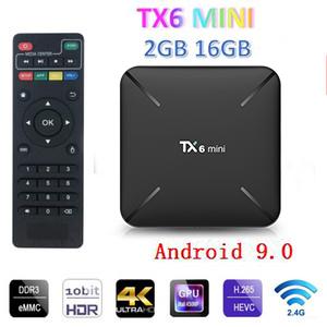 Android 9.0 Tx6 mini Allwinner H6 2GB 16GB With 2.4G Wifi Quad Core TV Set Top Box Pk Tx3 Mini