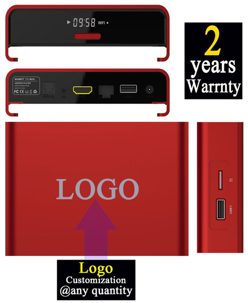 10pcs Custom Made T95upro 3GB/32GB 5G WiFi 1000MB Ethernet Amlogic S912 Octa Core 4K 1080P 3D Bluetooth Smart Android 7.1 TV Box 2GB/8GB