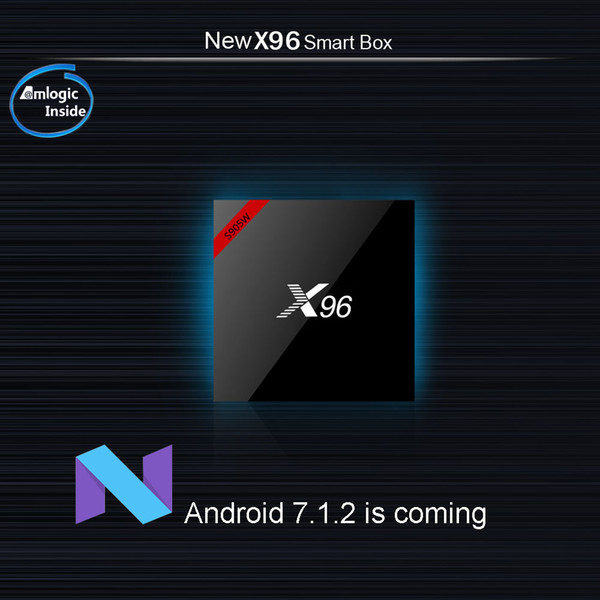 X96 Android 7.1 TV BOX Amlogic S905W Quad-core 1G/8G H.265 built-in WIFI /Bluetooth smart box