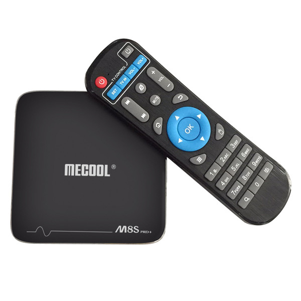 Hot selling android 7.1 TV BOX M8S PRO+ ATV S905W Quad-core 2GB/16GB 2.4GWIFI HDMI H.265 smart box