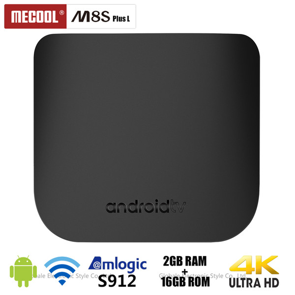 Latest android7.1 TV BOX M8S PLUS L Amlogic S912 Octa-core 2GB/16GB 100M 2.4GWIFI H.265 smart set tv top box