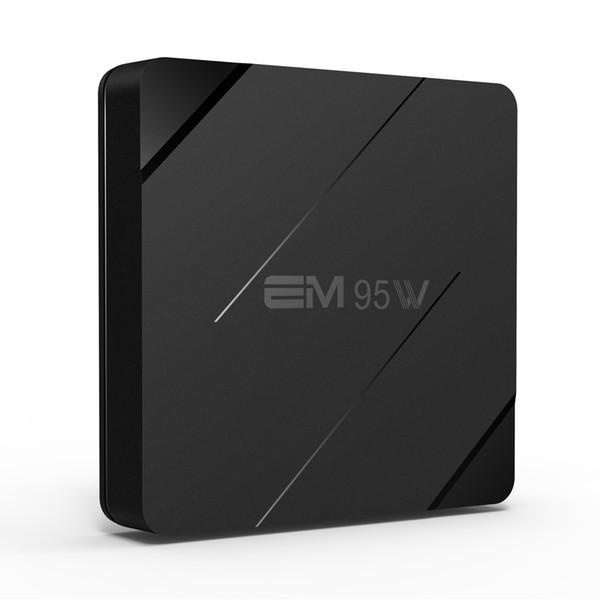 High quality EM95W Android7.1 TV BOXAmlogic S905W Quad-core 2G/16G 4K H.265 built-in 2.4GWIFI smart box