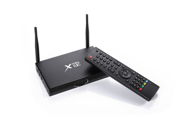 High quality X95 android 5.1 TV BOX Amlogic S905 Quad Core 1GB/8GB H.265 Bluetooth4.0 WIFI 4K smart box