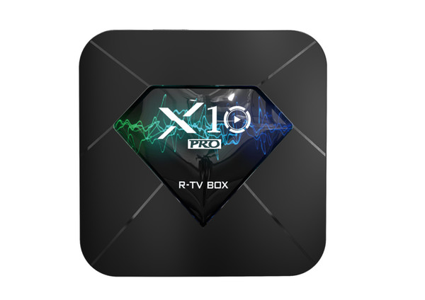 R-TV BOX X10 pro Android 8.1 TV BOX Amlogic S905X2 Quad-core 4GB/32GB 4K H.265 2.4G/5.8GWIFI&Bluetooth smart media player