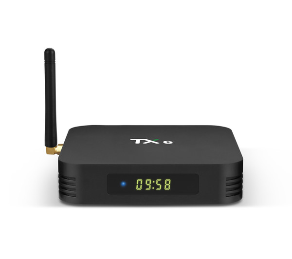 New arrival TX6 android 9.0 TV BOX allwinner H6 Quad-Core 4GB/32GB built-in 2.4G/5GWIFI&BT smart box