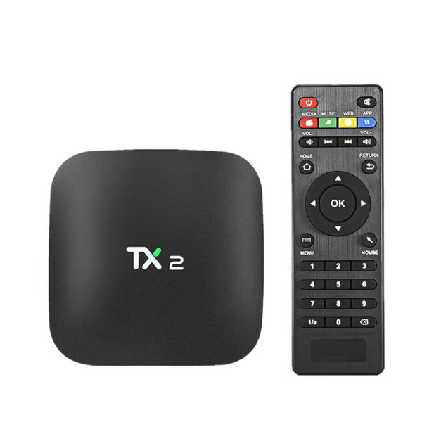 TX2 R2 2GB 16GB Android 7.1 Smart IPTV TV Box Bluetooth RK3229 WiFi 4K Media Player