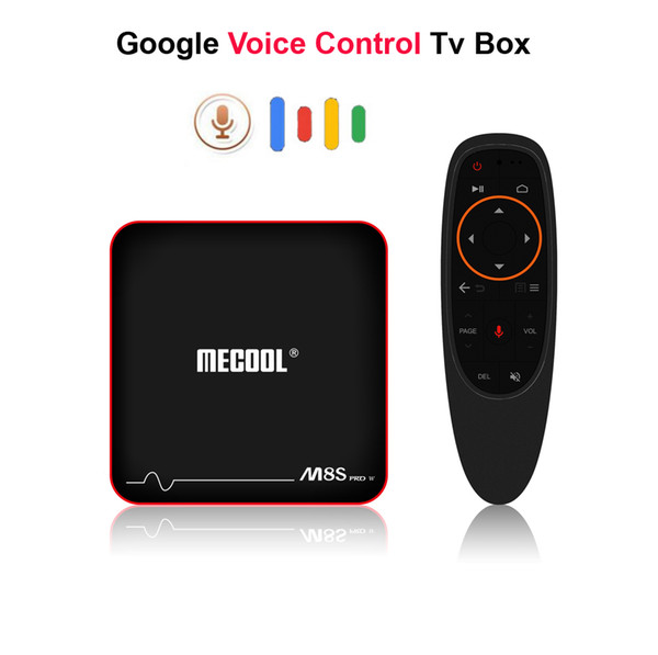 Mecool M8S Pro W Android 7.1 Smart TV Box Google Voice Control TV Box Amlogic S905W Quad Core 2G 16GB AndroidTV OS 4K Mini PC Wifi Stalker