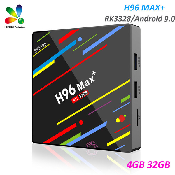 H96 MAX plus 4GB 32GB RK3328 Android 9.0 TV Box 4k IPTV Media Player H96 MAX+