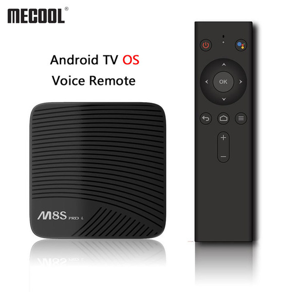 Voice Control Android Box Amlogic S912 64Bit 3GB 16GB dual band 2.5G/5G WiFi BT4.0 4K OTA update Android 7.1 Streaming Box Mecool M8S PRO L