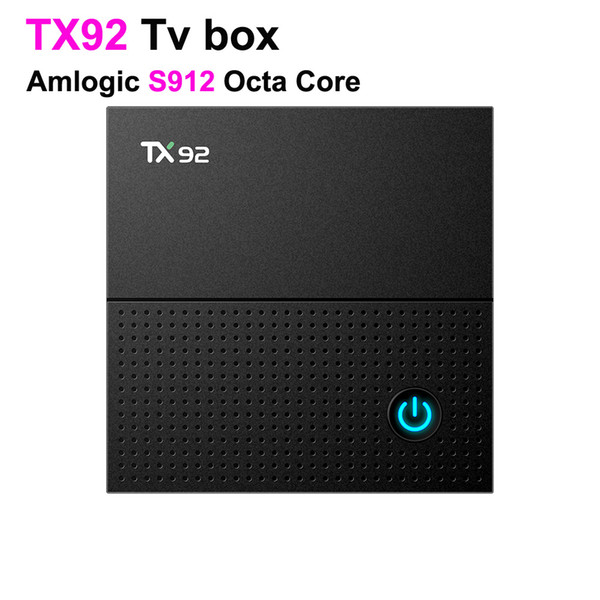 TX92 android tv box Amlogic S912 Octa core 3GB 32GB Android 7.1 Smart Box 2.5G+5.8G WiFi BT 4K Media Player