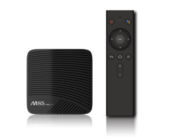 MECOOL M8S PRO L Android TV OS Netflix 1080P 3GB/32GB YouTube 4K TV Box with Voice Remote Amlogic S912 802.11ac WiFi