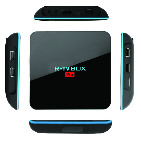 R-box Pro Amlogic S912 Media TV Box 3G 16G support Dual WIFI Gigabit LAN BT4.0 Android 7.1 Set Top Box