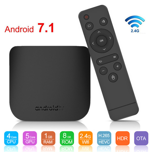 Amlogic S905W Android TV Box M8S Plus W Smart 1GB 8GB WIFI Bluetooth Boxes PK TX3 X96 Mini