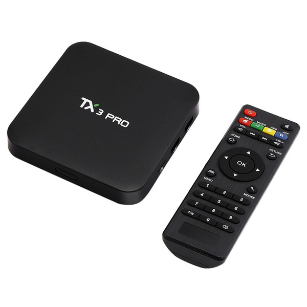 Android TV Box TX3 Pro Amlogic S905W Quad Core 1G 8G Android 7.1 2.4G Wifi HD 2.0 Set Top Box Media Player