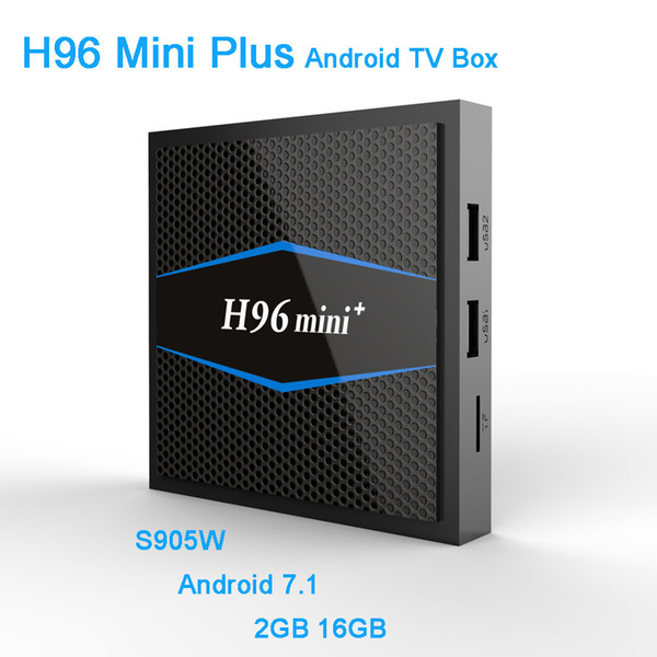 Cheapest 2GB 16GB 2.4G WiFI TV BOX H96 mini Android 7.1 Smart TV Box Amlogic S905W TV Box 4K Media Player