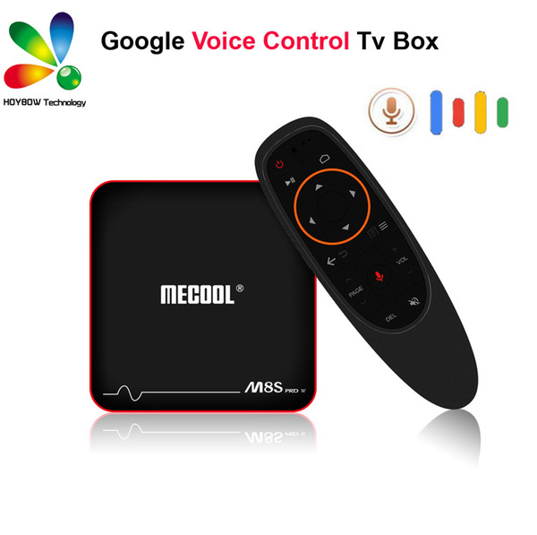 Mecool M8S PRO W 2.4G Voice Control Smart TV Box Android 7.1.1 Amlogic S905W 1GB RAM 8GB ROM Set Top Box H.265 4K Media Player