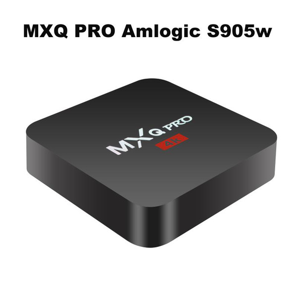 MXQ Pro Android 7.1 TV Box Amlogic S905W Quad Core 4K HD Smart Mini PC 1G 8G Wifi H.265 Smart Media Player