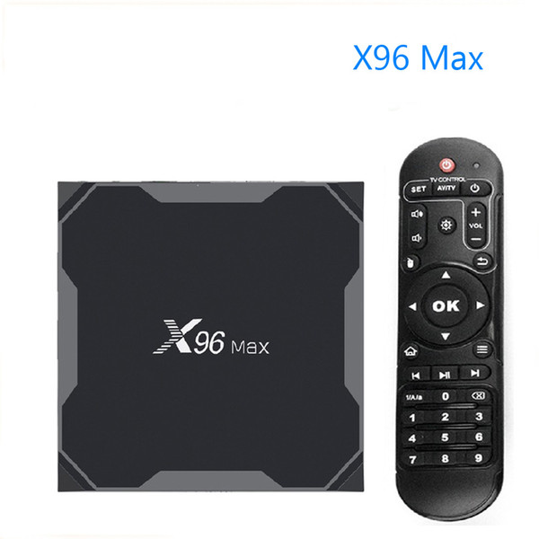 X96 MAX Android 8.1 TV BOX Amlogic S905X2 LPDDR4 2G 16G Quad Core 2.4G Wifi 100M 4K HD Media Player