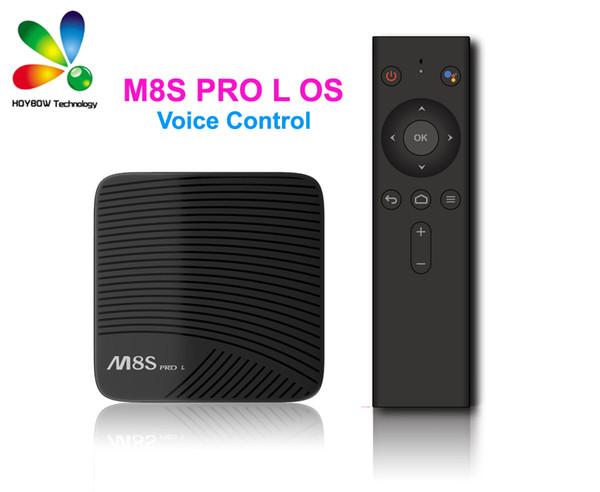 Mecool M8S PRO L 4K TV Box Android 7.1 Smart TV Box 3GB 16GB Amlogic S912 Cortex - A53 CPU Bluetooth 4.1 + HS With Voice Control