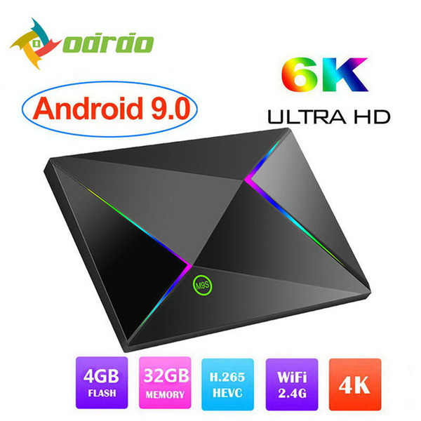 Android 9.0 TV Box Allwinner H6 Quad Core 4GB Ram 32G Rom M9S Z8 TV boxes support WiFi 2.4G 1080p 6K Smart television media player IPTV Box