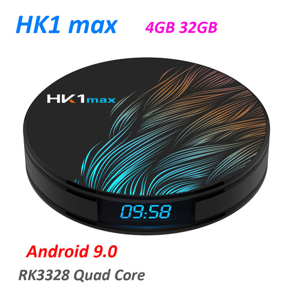 Android 9.0 Smart Tv Box HK1 MAX 4GB 32GB RK3328 Quad core Dual WIFI Bluetooth 4K USB3.0 Set Top Box