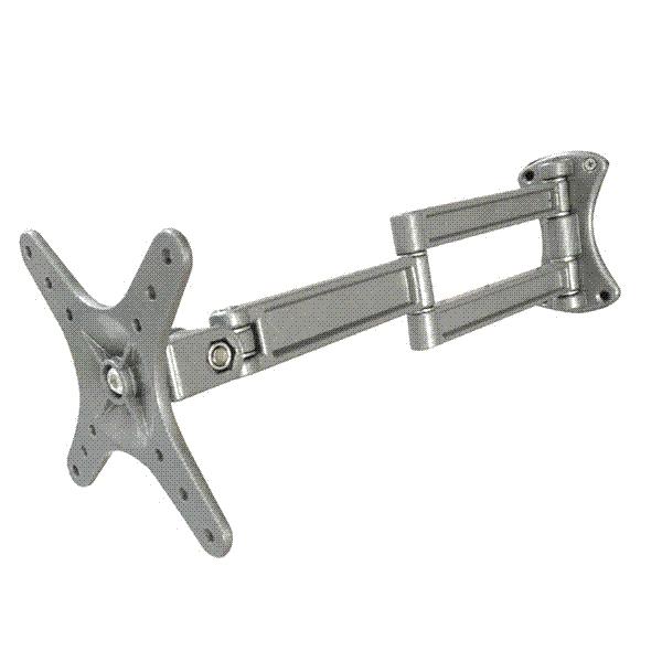 Aluminium Adjustable Tilt Swivel Cantilever LCD Mount 360 Rotated TV Wall Stand Bracket For 10 - 27 Inch Flat Panel Monitor