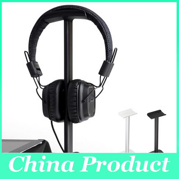 Wholsale high Quality ABS+PC Headphones Stand Gaming headset display U-type Walnut ABS+PC Headset Holer Earphone Display Rack 010274