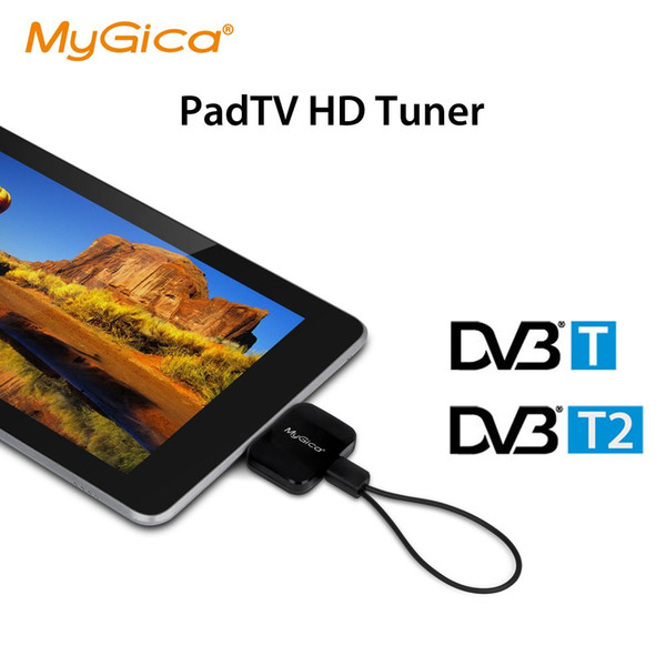 latest highly sensitive! DVB-T2 android TV tuner Geniatech MyGica PT360 DVB T2 Pad TV receive mini USB dvb-t android phone